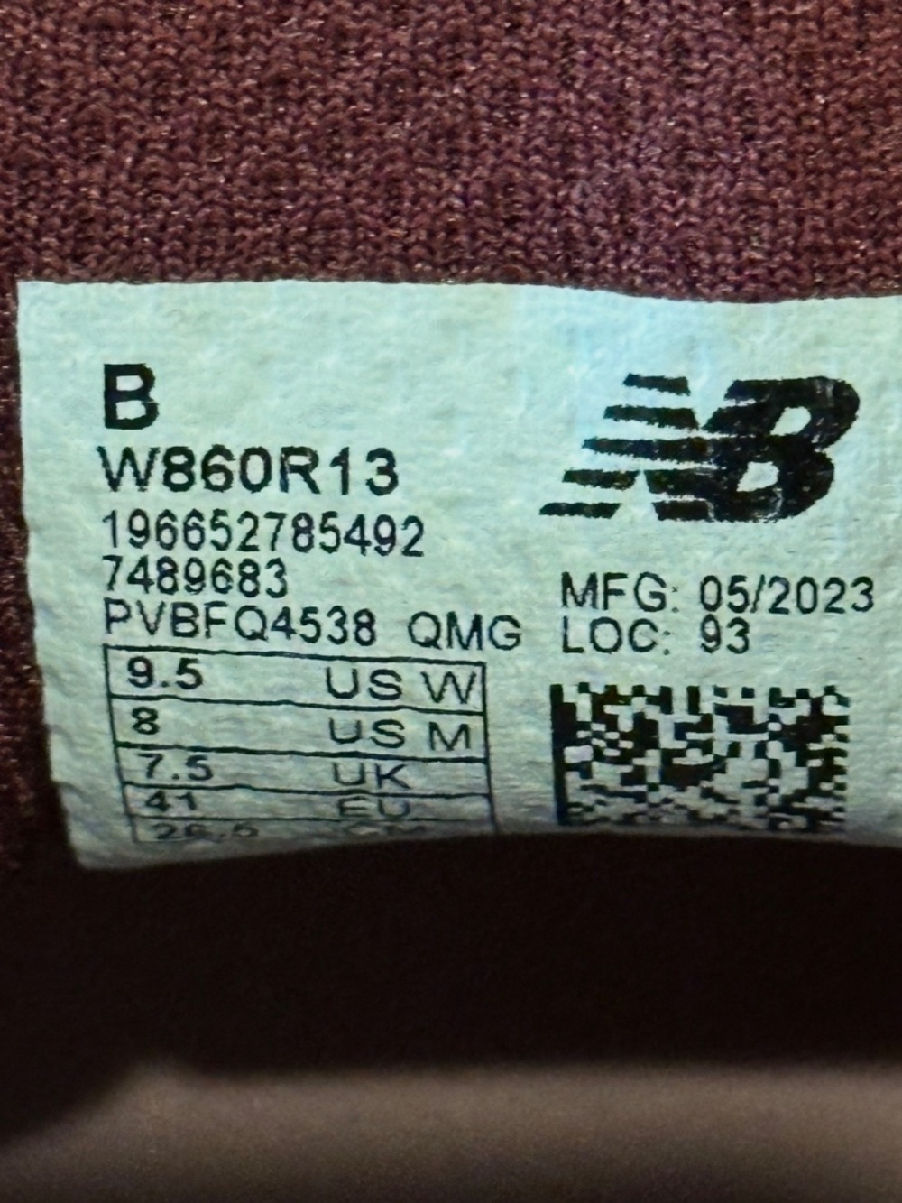 New Balance Women Fresh Foam X 860v13 Athletic Sports Pink/Gold/Burgundy 9.5 - Picture 5 of 5
